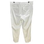 Talbots  NWOT White Straight Leg‎ Chino 16 Cotton Spandex Blend Summer Casual Photo 3