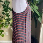 Joie  Pink and Grey Stripe RacerBack Silk Mini Dress | XS Photo 5