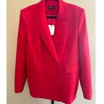 Generation Love Arielle Crepe Blazer in Red Size XXL Photo 2