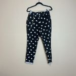 Hot Topic  Black Skull‎ Print Pants With Detachable Chain Size Small NWT Photo 2