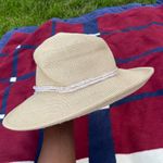 Seafolly  Australia Collapsible Fedora Sun Hat Adjustable Size O/S Gold Tassels Photo 2