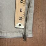 easel  small tan drawstring skinny pants with zipper on leg 10" rise 26.5" inseam Photo 8