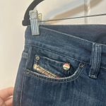 Diesel  Womens Riden Jeans 28 Dark Wash Blue Distress Italy Cotton Denim Photo 6