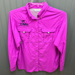 Columbia  Women's Long Sleeve Fishing Shirt UV Sun Protection Purple M CMS logo Photo 0