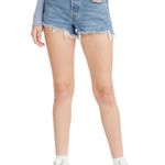 Levi's NWT Levi’s 501 High Rise Womens Denim Shorts raw hem button fly Photo 0