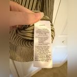 Madewell  Resort Long-Sleeve Shirt Dark Olive Green Striped Size Medium Photo 10