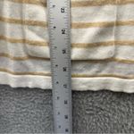 Lilly Pulitzer  Elba Sweater 3/4 Sleeve Tassels Pockets White Tan Striped Women S Photo 10