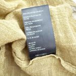 Free People WE THE FREE |  Safari Sheer Wrap Top Olive Green Blouse Raw Edge | XL Photo 9