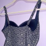 Nip Tuck Nautical Foil Joanne One Piece Swimsuit Women Size 6 Ruched Lined Boho Blue Photo 5