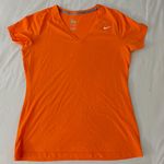 Nike Orange V Neck T-shirt Photo 1