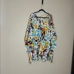 Anthropologie By  Printed Beach Mini Cover Up Rayon Dress New Size‎ 1X NWT Photo 1