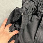 ZARA ⭐️ Black Straight Leg Highwaisted High Rise Jeans Size 2 EUC Photo 3