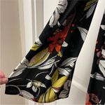 Free People Bella Black Floral Tunic Blouse Mini Dress Size XS Photo 2
