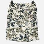 J.Crew : Textured Gold Foil Leaf Pencil Skirt, Size 8, Style C4745 Palm Tropical Photo 0