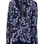 DKNY Tiger All Over Print Hoodie Y2K Pullover Photo 0