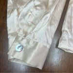 Vintage Mel & Lisa 100% Silk Mother Of Pearl Button Down Long Sleeve Blouse Sz 8 Photo 3