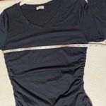 Melrose Chic Pregnancy Black 3/4 sleeves Top Size S Photo 4