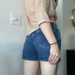 Tommy Hilfiger Vintage Y2K Boyfriend Denim Shorts Sz 6 Mid Rise Non Distressed Photo 4