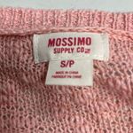 MOSSIMO SUPPLY CO. Crochet Lace Peach Sweater Tunic Size S/P‎ Pink Photo 5