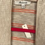 Madewell Nwt  Bradley long sleeve cardigan sweater textured striped size xxs Photo 4