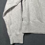 Vans  Off The Wall Womens Large Gray Floral Cropped Graphic Hoodie Sweatshirt Photo 9