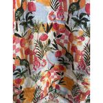 C&C California  100% Linen Shirt Blouse‎ 3X floral fruit Lounge Comfort Oversized Photo 3