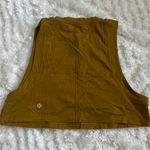 Lululemon Gold Cropped Tank Top Photo 1