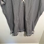 J.Crew Beach Cover up Poncho Blue Beige Stripes XS/S Photo 3