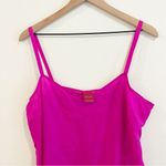 Johnny Was  Fuchsia Silk Dress midi slip dress holiday New Year’s Eve party neon Photo 1