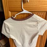 Ragstock Cream and brown tee  Photo 2