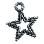 Star Pendant Silver Tone Charm Bracelet Necklace Jewelry Craft Dangle u Photo 0