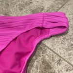 Jessica Simpson Side-Shirred Fuschia Hipster Swim Bottoms Size XL Photo 4