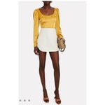 Intermix  Gold Vivienne Satin Corset Top‎ Photo 2