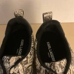 Karl Lagerfeld  Black and White platform embellished vidya pearls sneakers 11 Photo 1