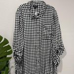 Lane Bryant NWT Black and White Gingham Blouse plus size 26/28 Photo 0