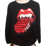 The Rolling Stones  Black Sweatshirt Size Medium NWT Photo 0