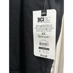 Terra & Sky Tierra & Sky Black Soft Short Size‎ 2XL Elastic/Tie Waist High Rise Pockets Photo 1