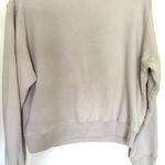 PINK - Victoria's Secret  Cozy Fleece Sweatshirt Cropped Sz XL Beige Animal print Photo 1