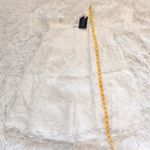 Fashion Union Fashion UnionSquare Neck sheer smock white floral lace Mini dress neck Size 8 Photo 10