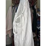 Madewell  Embroidered Eyelet Tie Back Cami Midi Dress Size 10 White Photo 11