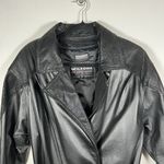 wilson's leather Vintage 1990s Womens  Trench Biker Thinsulate Jacket Size‎ Large Photo 3