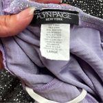 Alyn Paige Sparkling Pastel Purple Spaghetti Strap Midi Cocktail Dress Photo 2