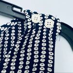 United Colors Of Benetton Benetton Navy Blue Polka Dot Sleeveless Maxi Floor Length Dress Size S Photo 4
