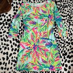 Lilly Pulitzer  Cotton Shift Dress Palm Tree Print Photo 0