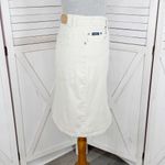 IZOD  A Line Stretch Twill Casual Skirt Tan 4‎ Photo 2