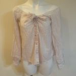  Off the shoulder blouse sz M Free People Hello There Beautiful Top Photo 6