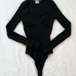 Abercrombie & Fitch  black square neck sweater bodysuit Photo 1