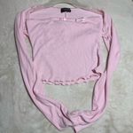 White Fox Boutique  Bolero top set in baby pink SZ:S Photo 5