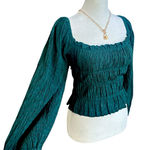 Lush Clothing LUSH Green Blouse Photo 0