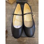 Marc Fisher Women's Espina Mary Jane Ballet Flat Leather Black Size US 8.5 Photo 1